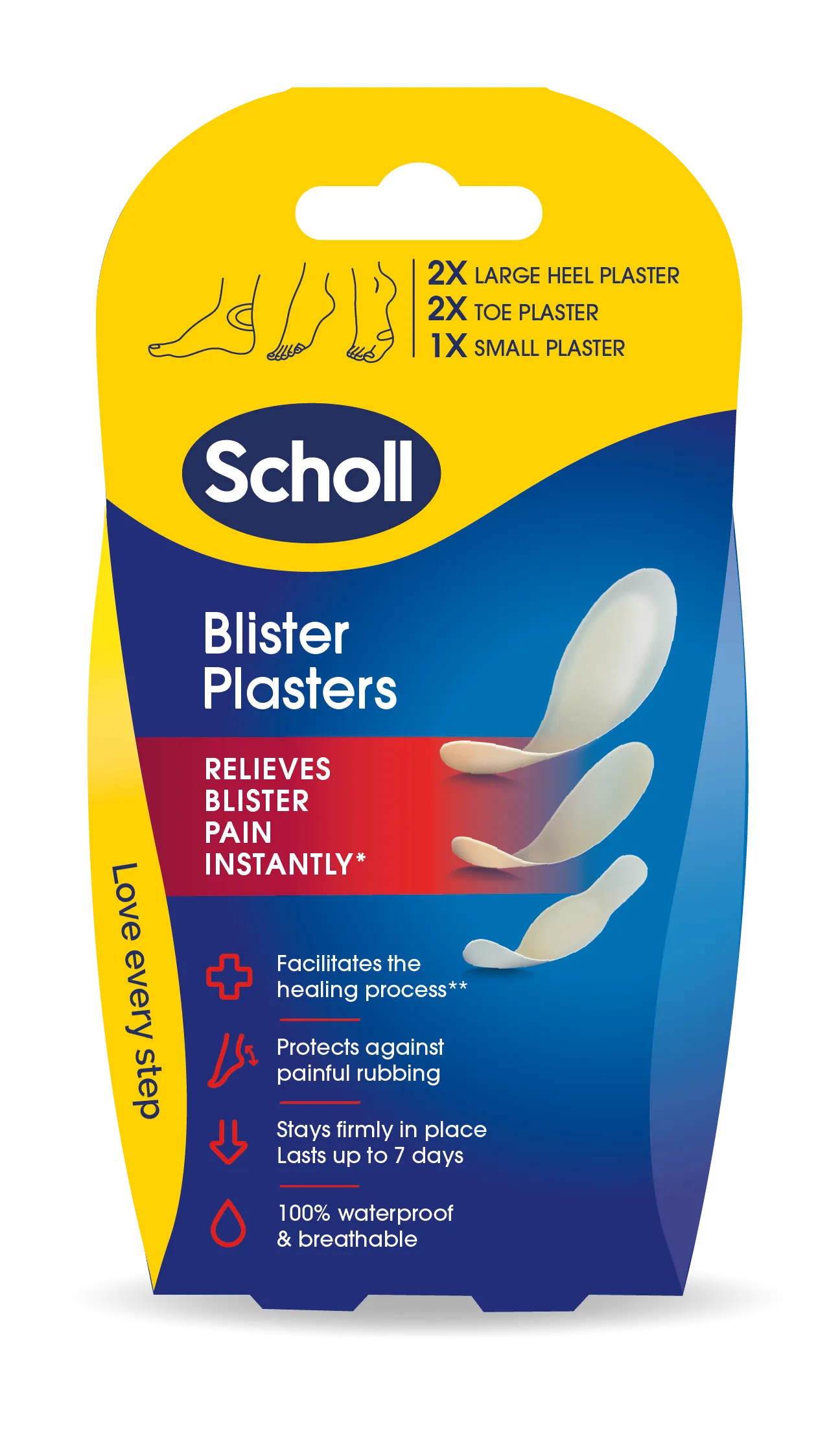 2-Pack Mixed Blister Plasters Pack of 5