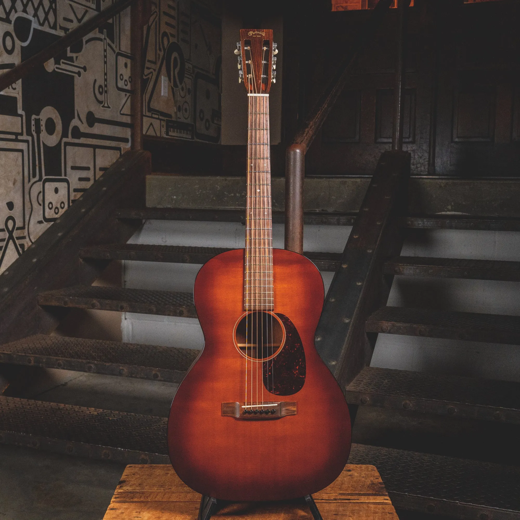 2014 Martin 000-17SM Acoustic Guitar Ambertone w/ OHSC - Used