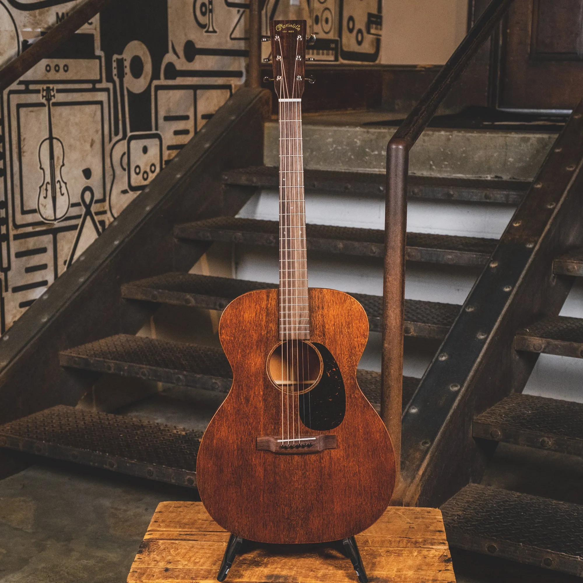 2022 Martin 000-15M Mahogany Acoustic Guitar with OHSC - Used
