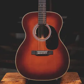 2022 Martin 000-28 Standard Acoustic-Electric Guitar, Ambertone Burst w/OHSC - Used