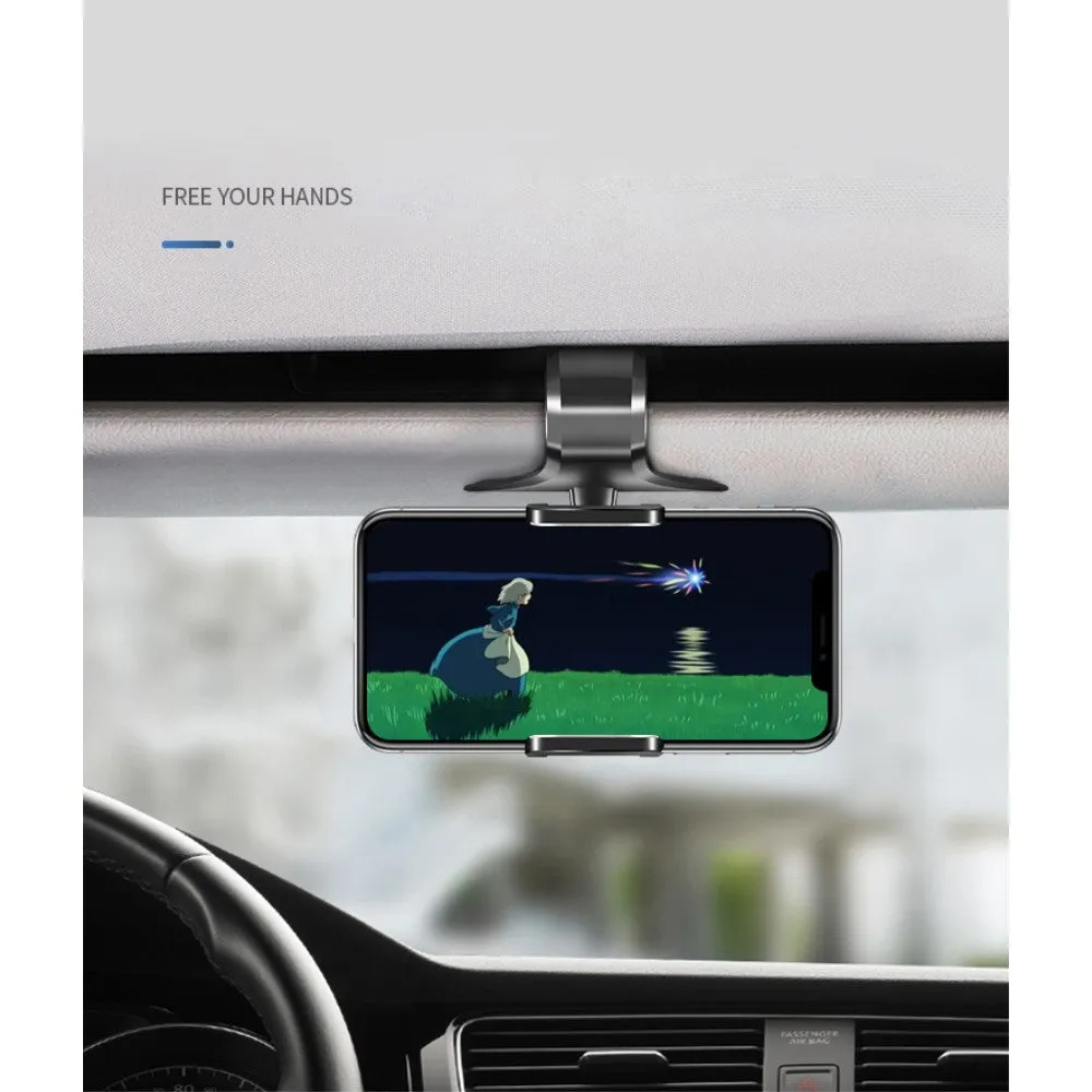 3 in 1 Car GPS Smartphone Holder: Dashboard / Visor Clamp   AC Grid Clip for ZTE Z730 Concord II / Martin II (2014) - Black