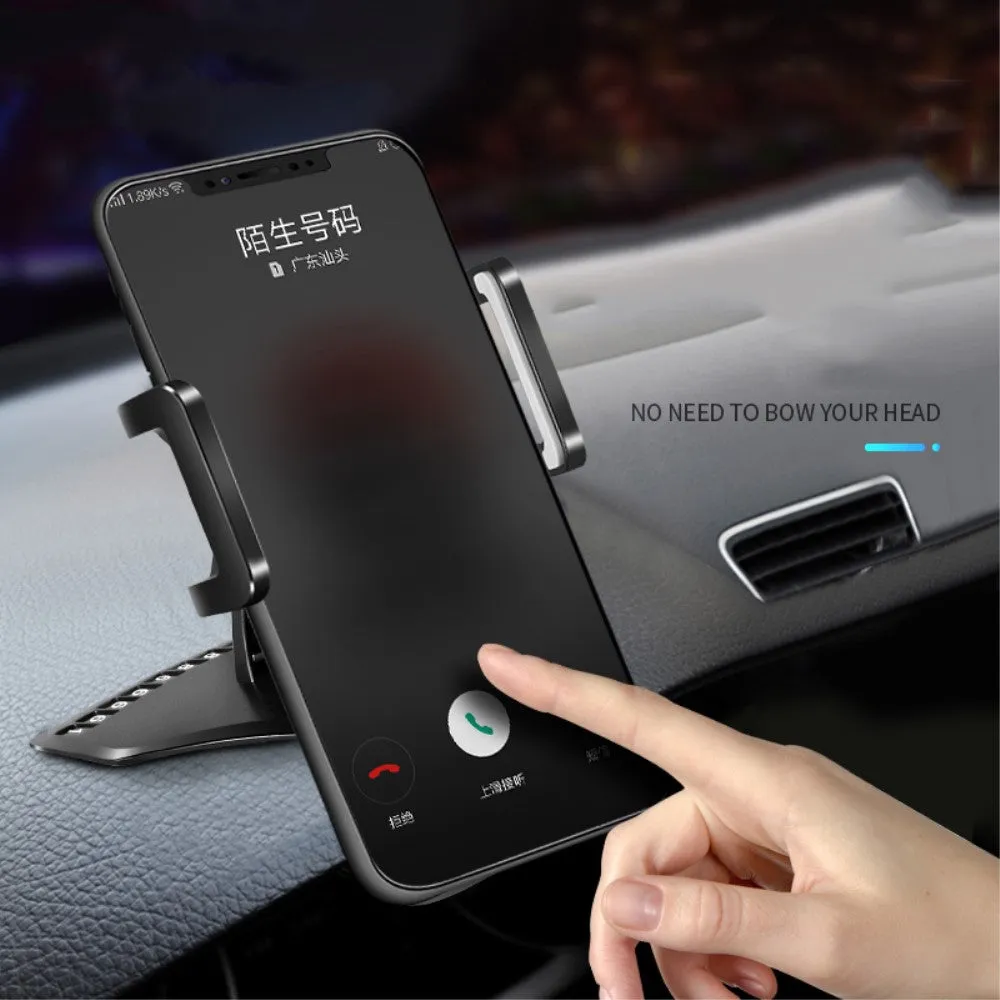 3 in 1 Car GPS Smartphone Holder: Dashboard / Visor Clamp   AC Grid Clip for ZTE Z730 Concord II / Martin II (2014) - Black