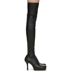 Bottega Veneta Black Nappa The OTK Tall Boots