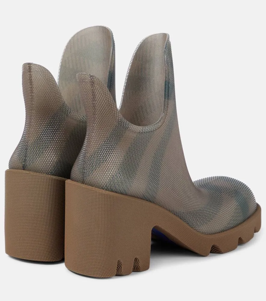 Burberry Burberry Check ankle boots