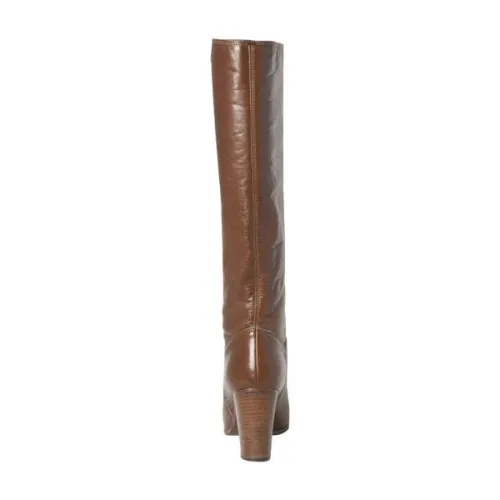 Chanel CC Leather Knee-Hight Boots