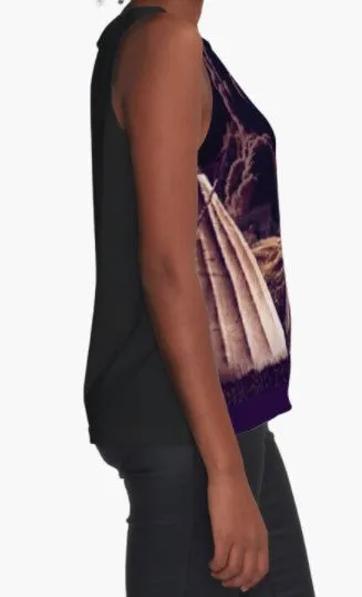 Cowgirl Kim Apache Teepee Sleeveless Top - Medium Only
