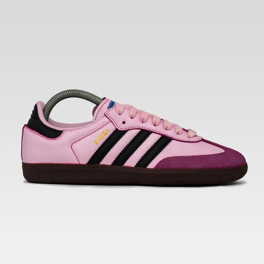 Cute Girl Pink Custom Adidas Samba