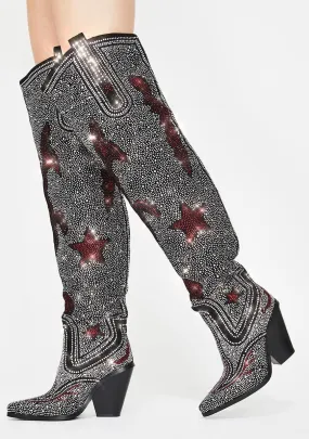 Jolee Rhinestone Cowboy Boots