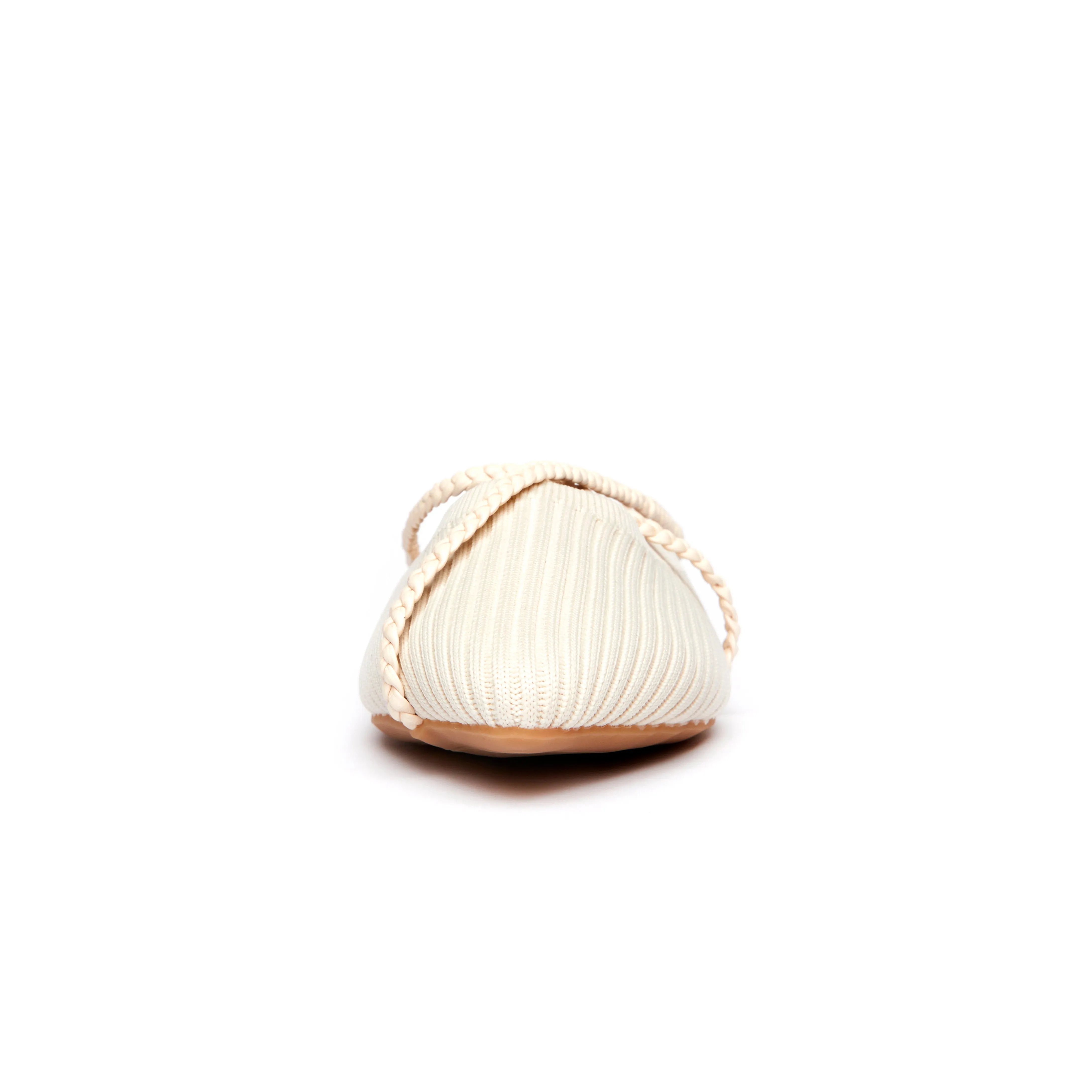 Knit Kross Slippers - Beige ( BEI )
