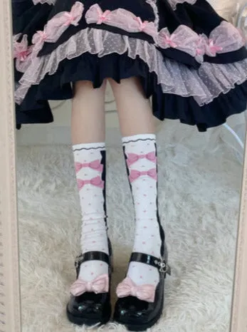 Merejane Cat Strap Platform Shoes   Ribbon