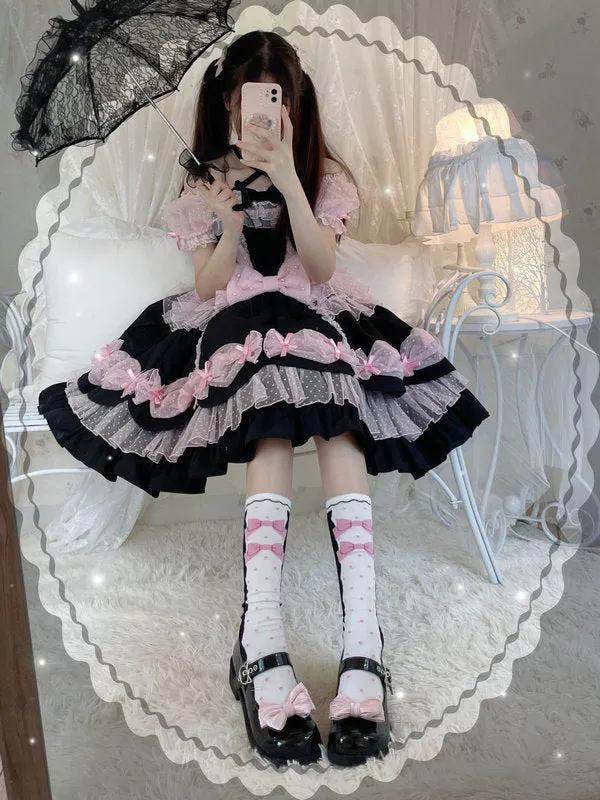 Merejane Cat Strap Platform Shoes   Ribbon