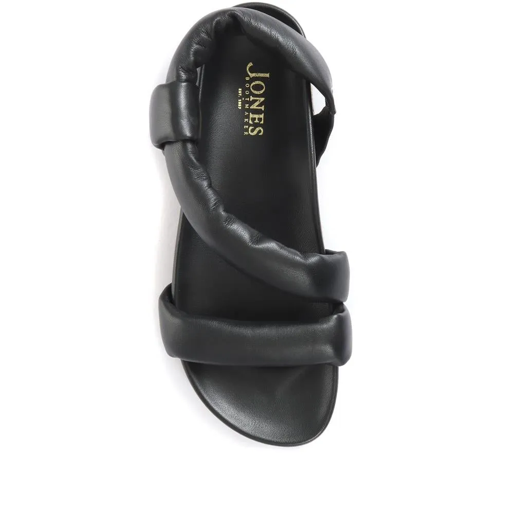 Mount Hope Leather Flatform Sandals - MOUNTHOPE / 319 936