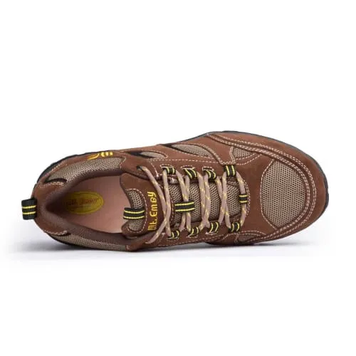 Mt. Emey 9708-2L Brown - Men's Extreme-Light Athletic Walking Shoes