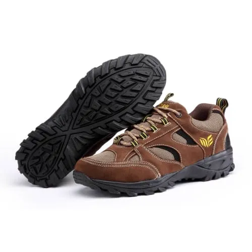 Mt. Emey 9708-2L Brown - Men's Extreme-Light Athletic Walking Shoes