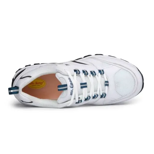 Mt. Emey 9708-3L White - Men's Extreme-Light Athletic Walking Shoes