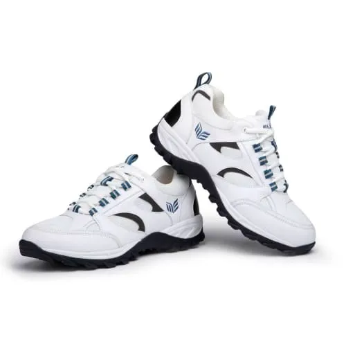 Mt. Emey 9708-3L White - Men's Extreme-Light Athletic Walking Shoes