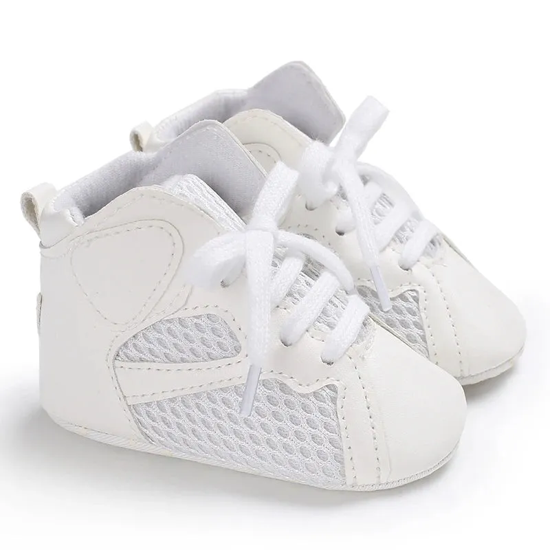 Newborn Casual Shoes Fashion And Classic Outdoor Baby Sports Shoes Non Slip Soft Soled Leather Baby Walking Shoes