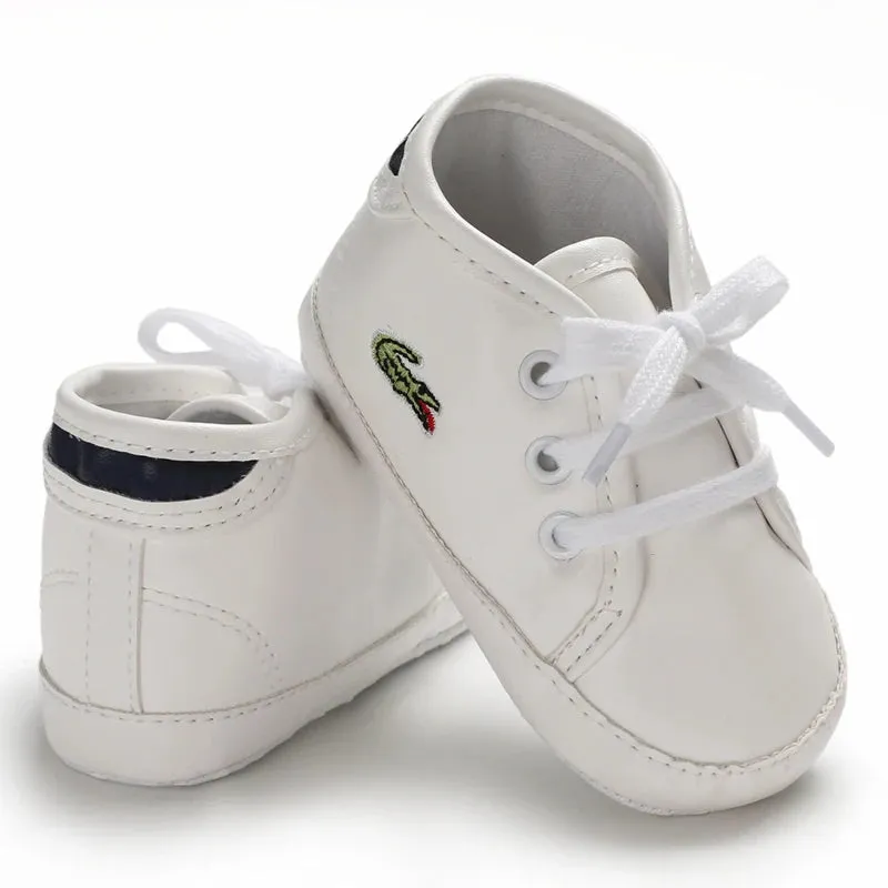 Newborn Casual Shoes Fashion And Classic Outdoor Baby Sports Shoes Non Slip Soft Soled Leather Baby Walking Shoes