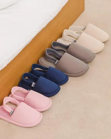 Ozkiz [Mini and Me] 'Morning Calm' Indoor Noise Reducing Slippers - Made in Korea
