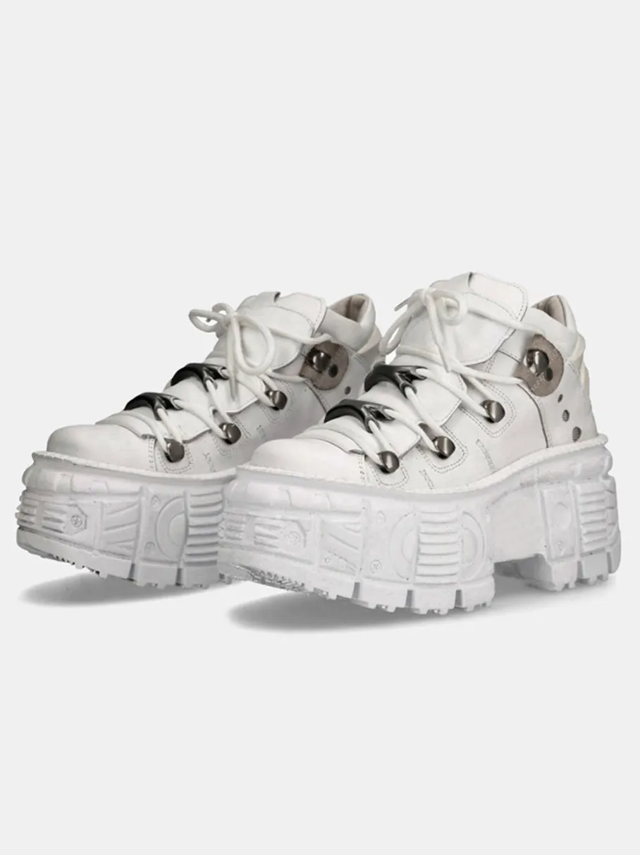 Style Cut High Dark Punk Street Retro Shoes Sole Tank