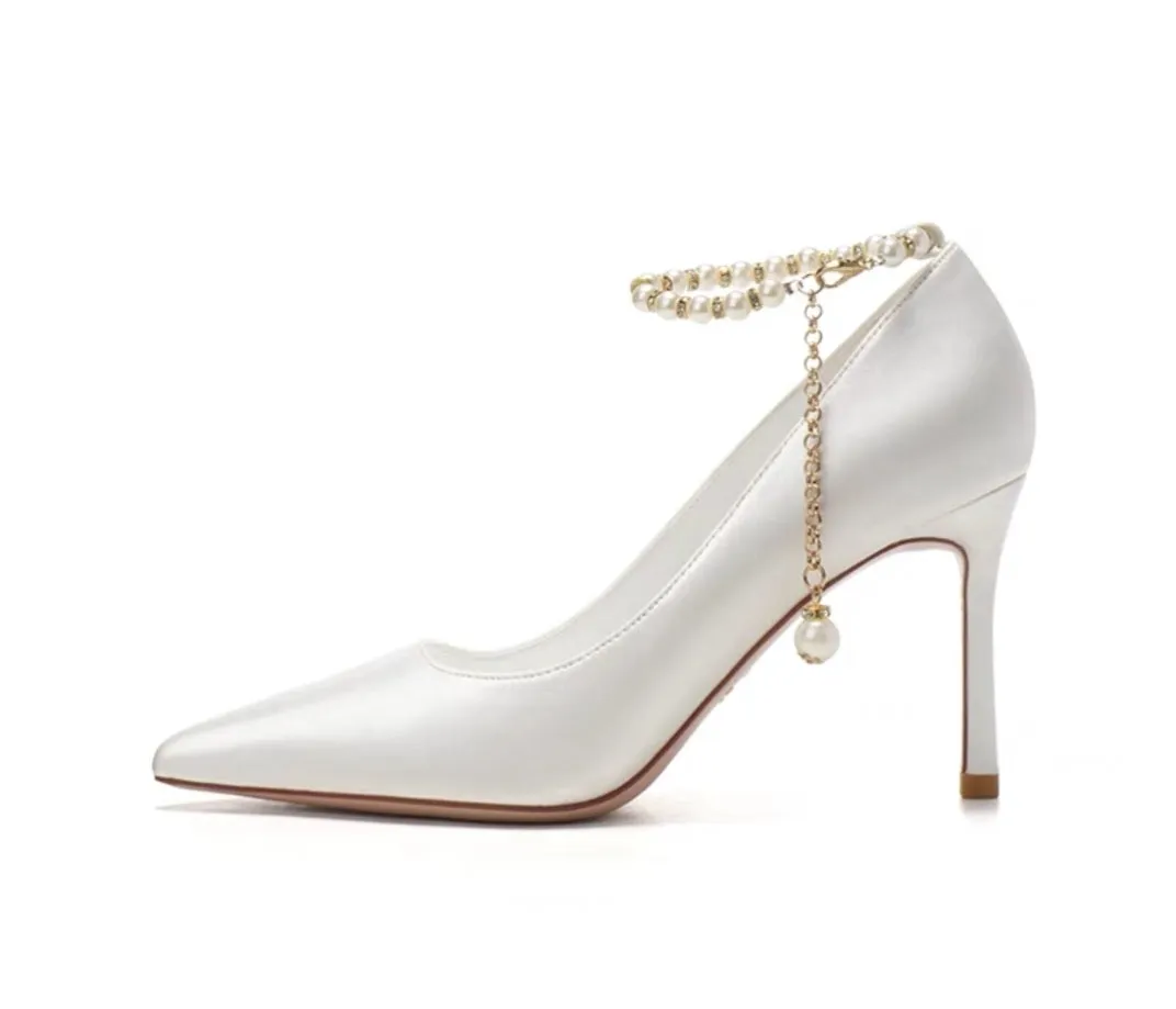 Elegant Herin Wedding Bridal Heels (Available in 3 Stunning Colors)