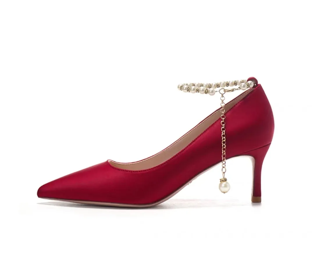 Elegant Herin Wedding Bridal Heels (Available in 3 Stunning Colors)