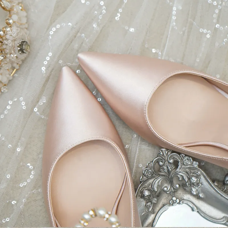 Elegant Herin Wedding Bridal Heels (Available in 3 Stunning Colors)