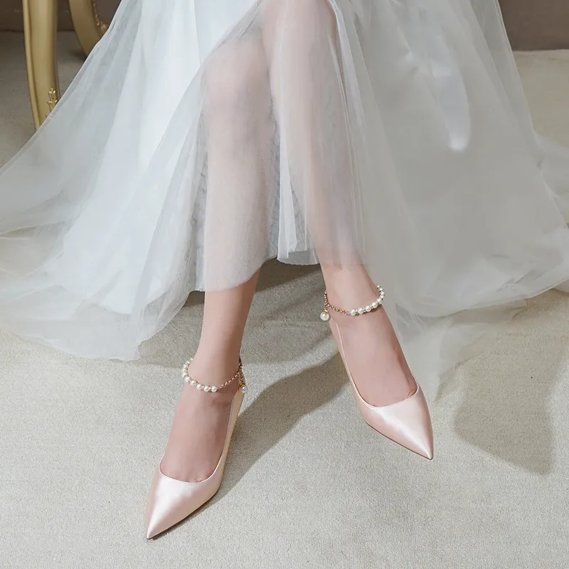 Elegant Herin Wedding Bridal Heels (Available in 3 Stunning Colors)