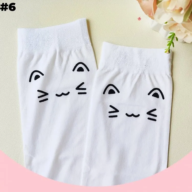 White Sweet Over Knee Stockings