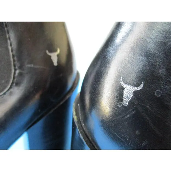 Windsor Smith Black Grinder High Ankle Bootsbooties Size Us